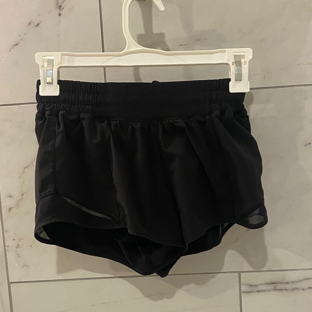 lululemon athletica Midnight Black Athletic Shorts